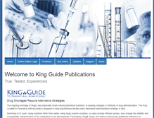 Tablet Screenshot of kingguide.com